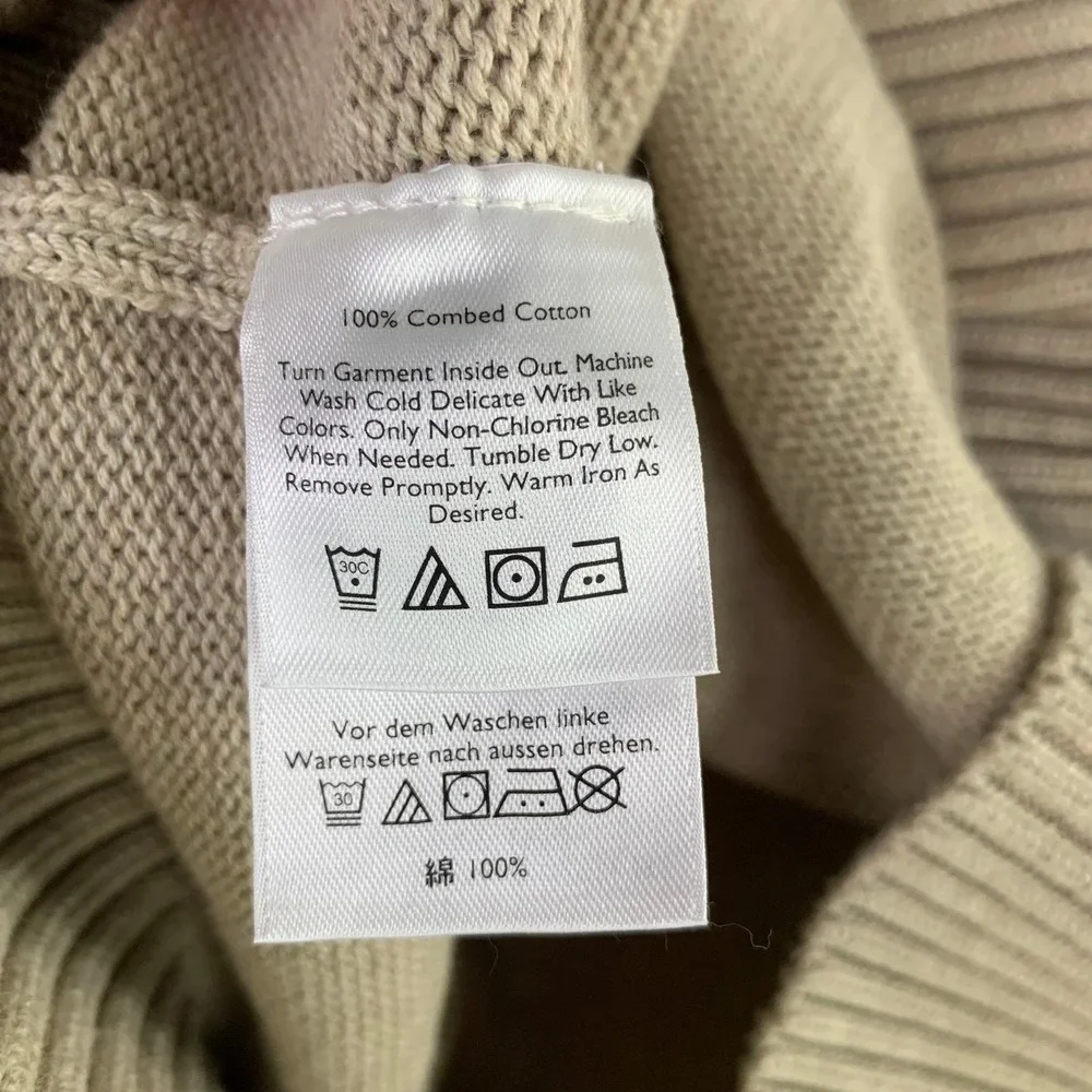 LOT OF 2 Eddie Bauer Henley Sweater Mens TXL Tall 100% Combed Cotton Pullover - Picture 7 of 8